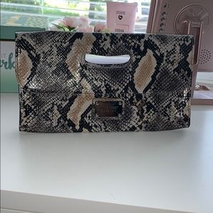 Snakeskin Clutch